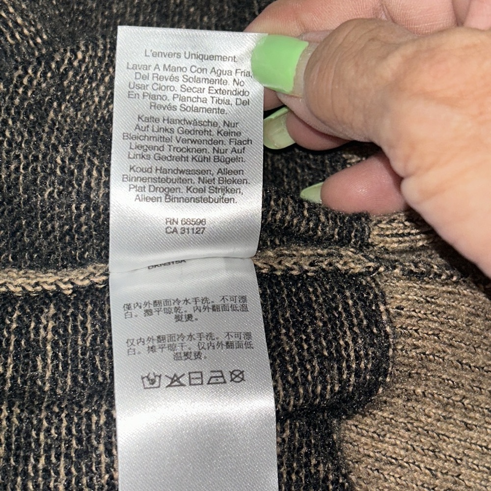 DKNY Tan Women's Crew Neck Sweater - Picture 11 of 11